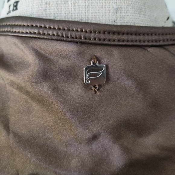 FABLETICS Camryn Metallic Bronze Black Activewear Tank Top sz M NWOT - Picture 6 of 9